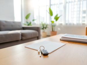 Apartament luminos, chei, acte, fereastră